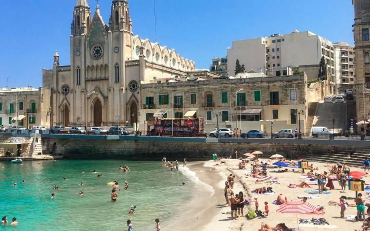 Sliema Jacuzzi Flat Apartment Bagian luar foto